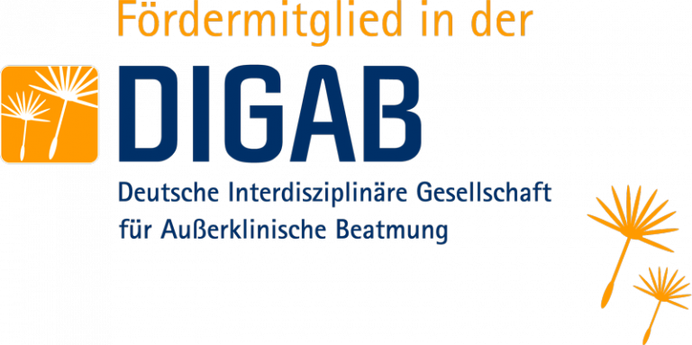 DIGAB - Deutsche Interdisziplinäre Gesellschaft für Außerklinische Beatmung und Intensivversorgung e.V. Logo