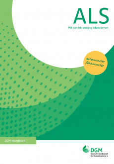 DGM-Handbuch ALS Patientenratgeber von der Deutschen Gesellschaft für Muskelkranke e.V. zum Thema Amyotrophe Lateralsklerose